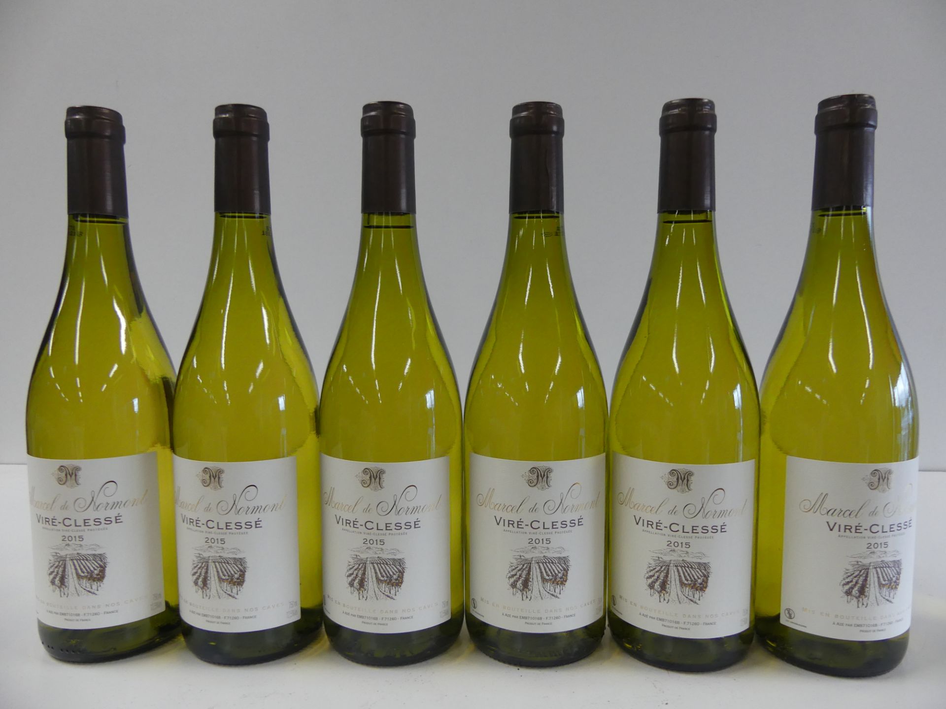 6 Bourgogne Blanc Viré Clessé Marcel de Normont 2015 -