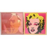 LOTS DE DEUX AFFICHES "MARYLIN" ET "AUTOPORTRAIT" DE ANDY WARHOL (1928-1987) Affiches [...]