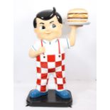 IMPORTANT SUJET PROMOTIONNEL"BIG BOY" En résine peinte à l'effigie de la chaine de [...]