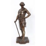 BRONZE "LE FORGERON DIT OU PAX ET LABOR" DE EMILE-LOUIS PICAULT (1833-1915) En bronze [...]