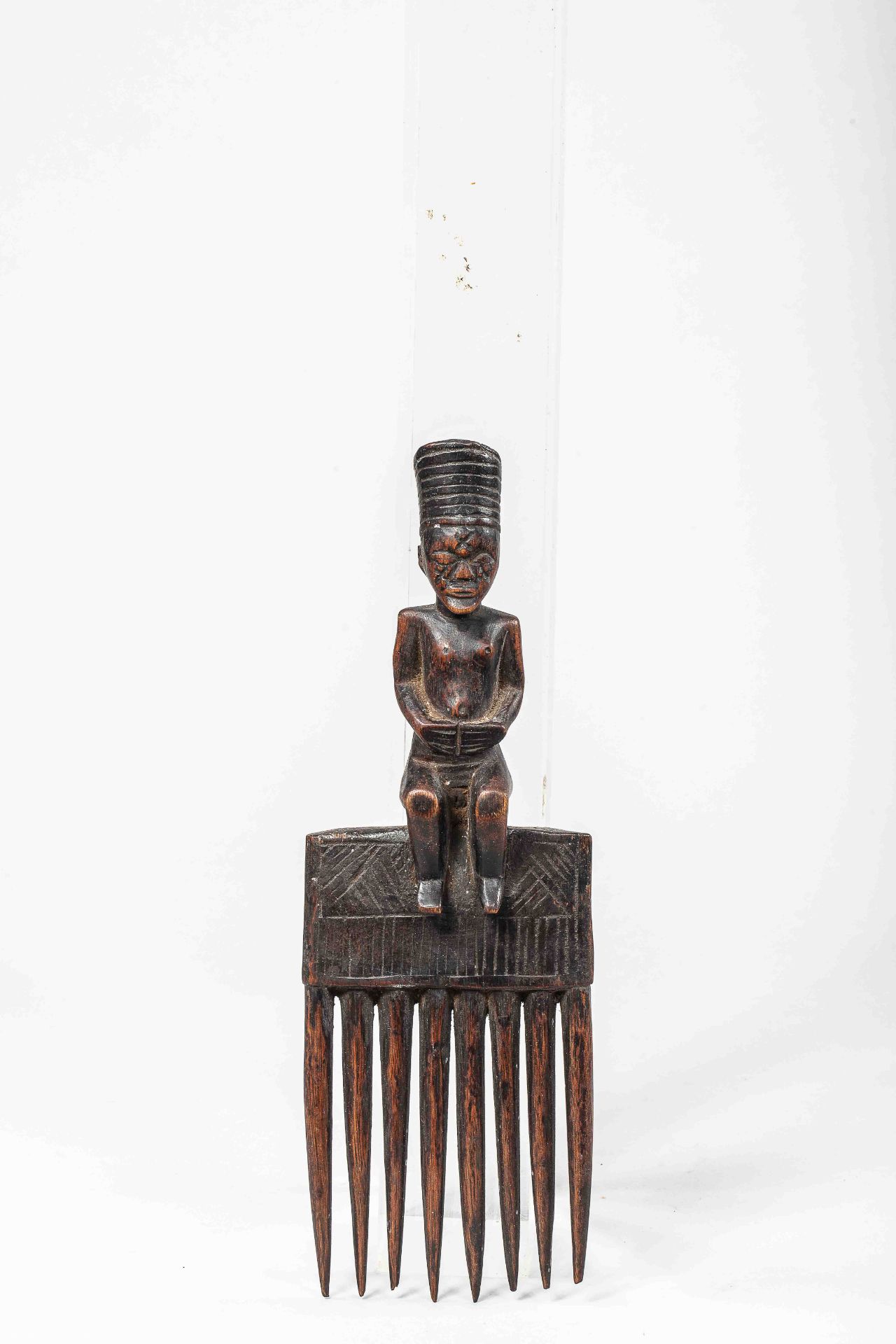 Peigne HOLO - ex Congo belge avant 1960 H : 28 cm -