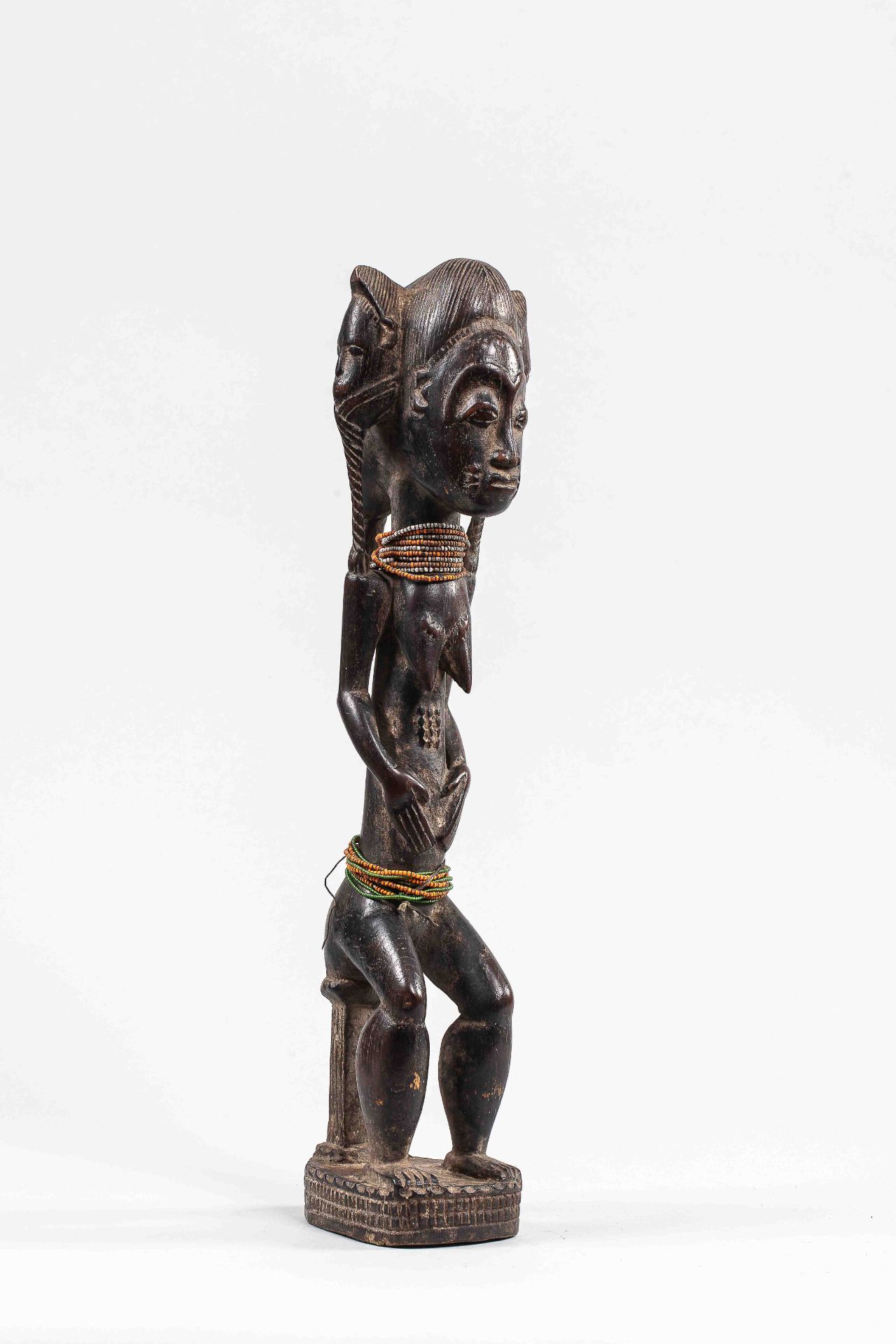 Statuette BAOULE Côte d’ivoire avant 1940 Circa H : 47 cm -