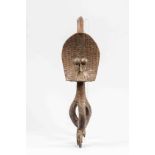 Tête de reliquaire MAHONGWE GABON avant 1960 H : 60 cm -