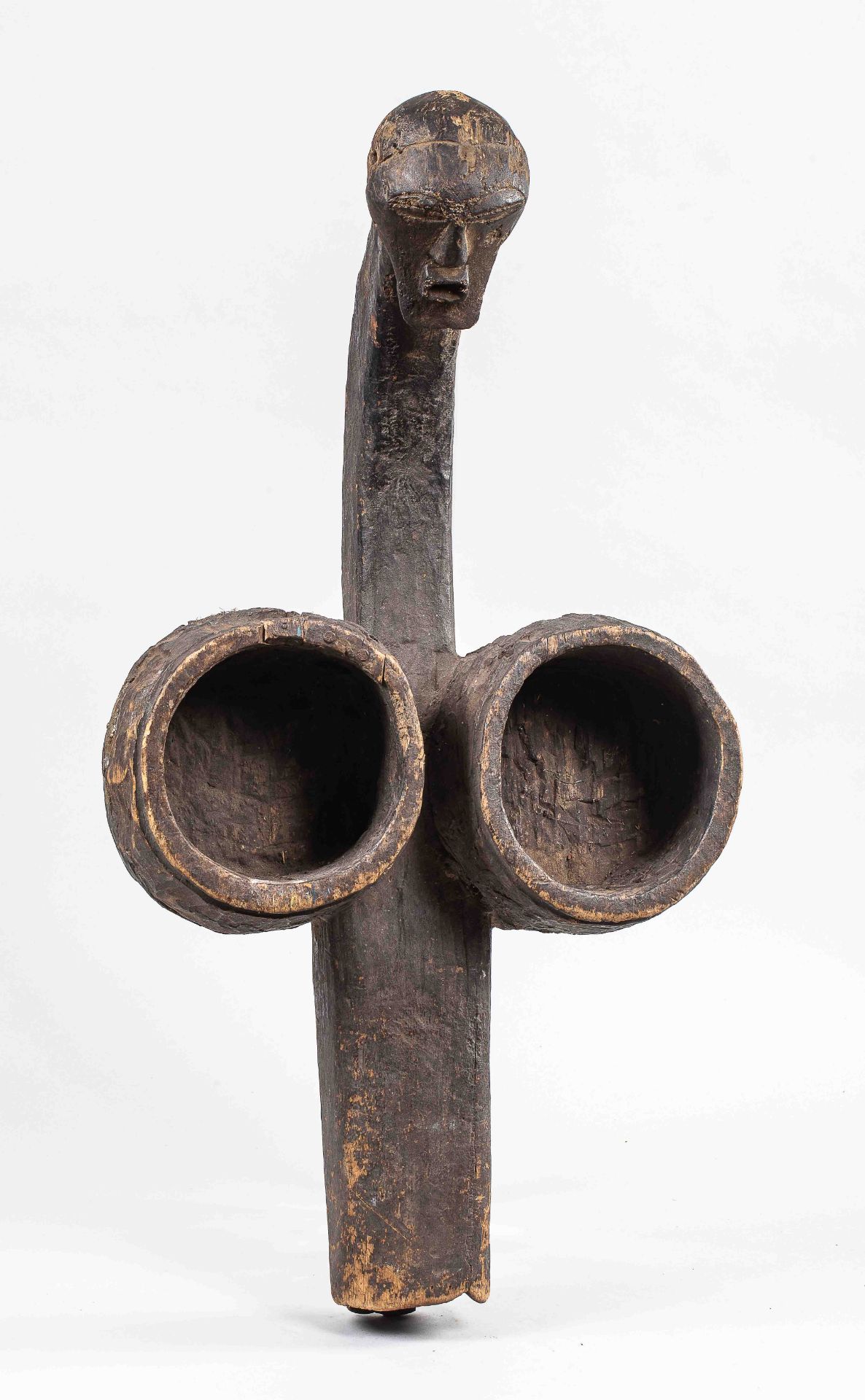 Soufflet de forge SONGYE - ex Congo belge avant 1960 H : 73 cm -