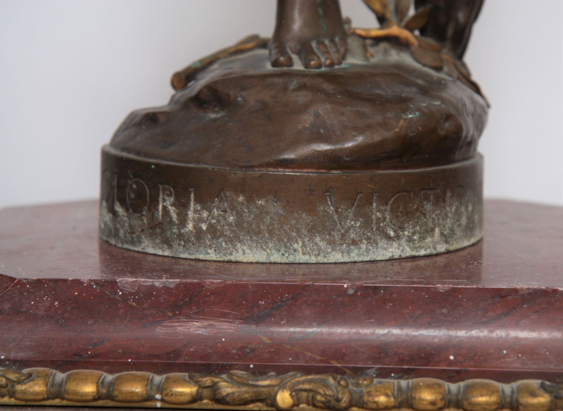 IMPORTANT GROUPE EN BRONZE "GLORIA VICTIS" DE ANTONIN MERCIE (1845-1916) Bronze à [...] - Bild 3 aus 5