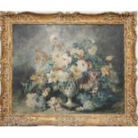 TABLEAU "BOUQUET DE FLEURS" DE MARY GALAIS (1869-1944) Huile sur toile, signée "Mary [...]