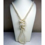Sautoir en perles de culture naturelles diamètre 7 - 7,5 mm d'une longueur de 1,20 [...]