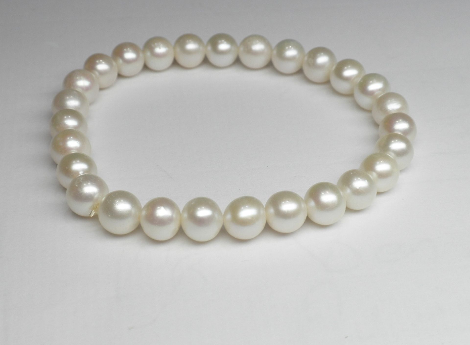 Bracelet en perles de cultures naturelles 7 - 7,5 mm montées sur élastique [...]