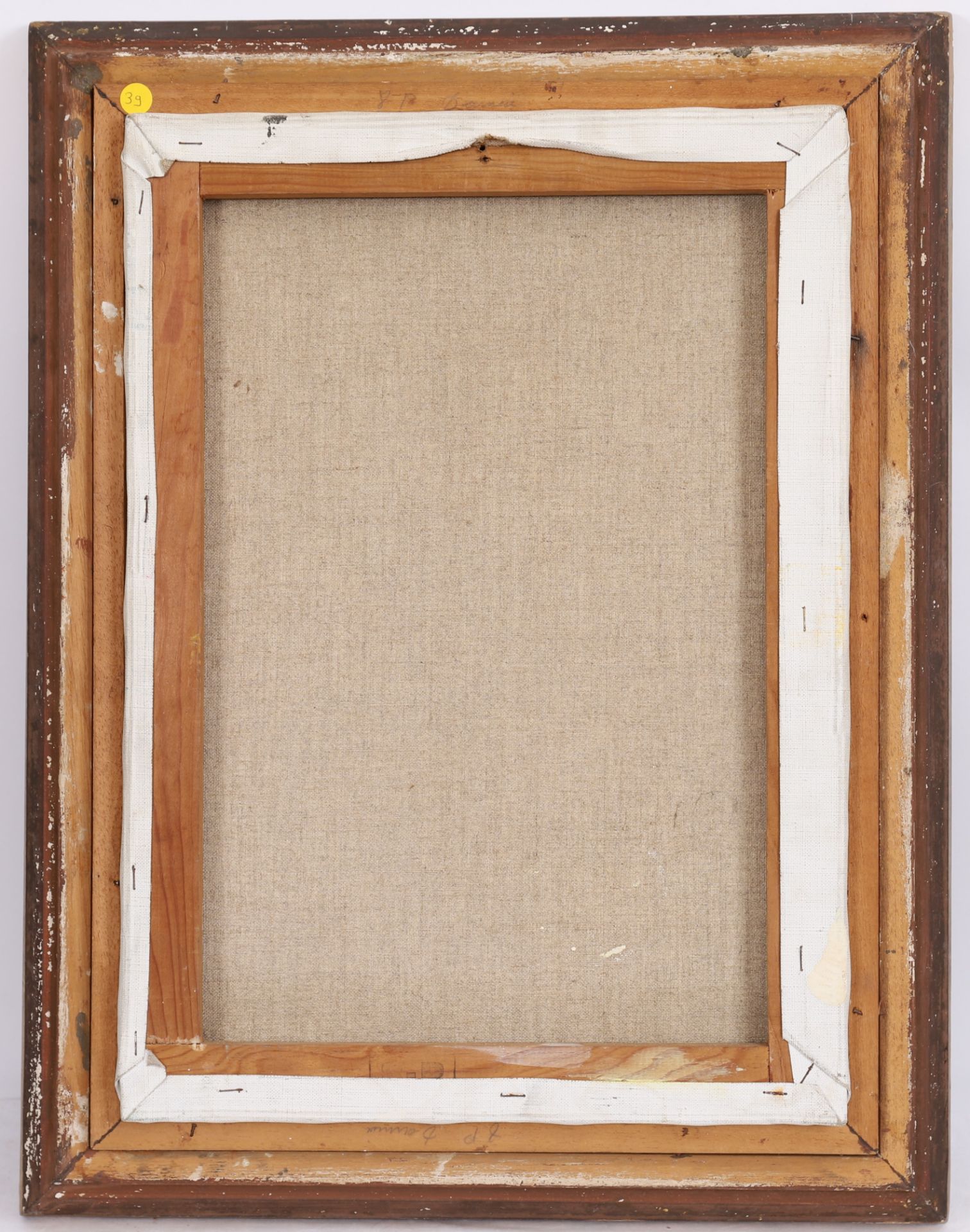 TABLEAU "CLOWN AU COL GRIS" DE Y. THOUVENOT Huile sur toile, signée, [...] - Bild 3 aus 3
