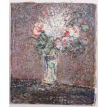 TABLEAU POINTILLISTE "BOUQUET DE FLEURS" DE STAN RESZKA (1924) Huile sur toile, [...]