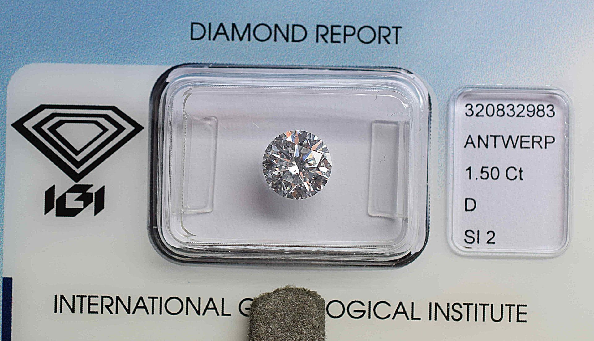 Diamant Naturel taille Brillant (Round) couleur D (Blanc Exceptionnel Plus) et SI2 en [...]