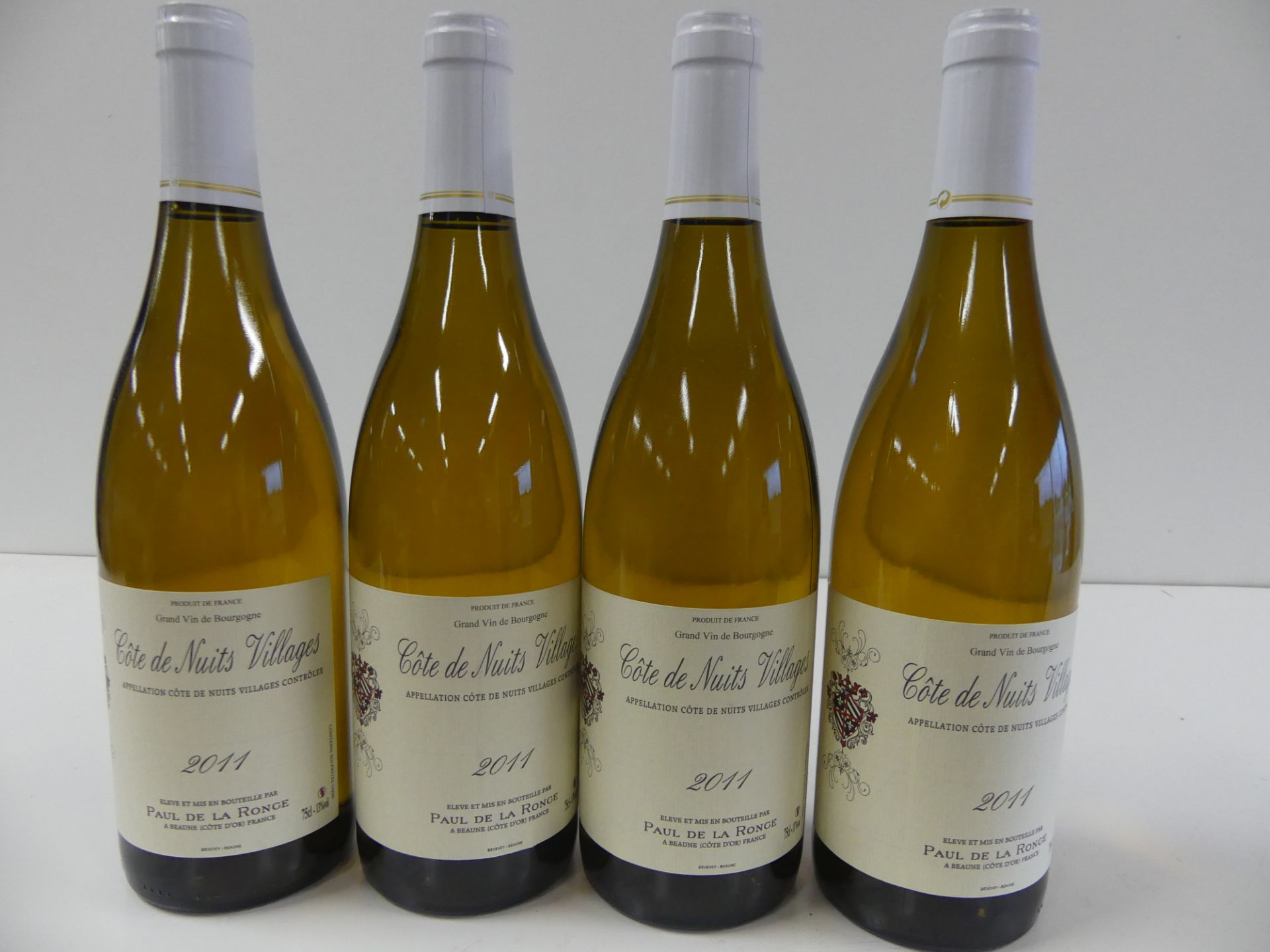 4 Côtes de Nuits Villages Blanc Paul de la Ronce 2011 -