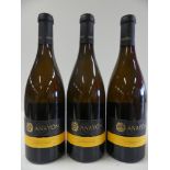 3 Chardonnay Anayon Cru d'Espagne Btles lourdes, numérotées 2017 -