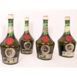 LOT DE 4 FLACONS DE "BENEDICTINE" 0,7 L 40% -