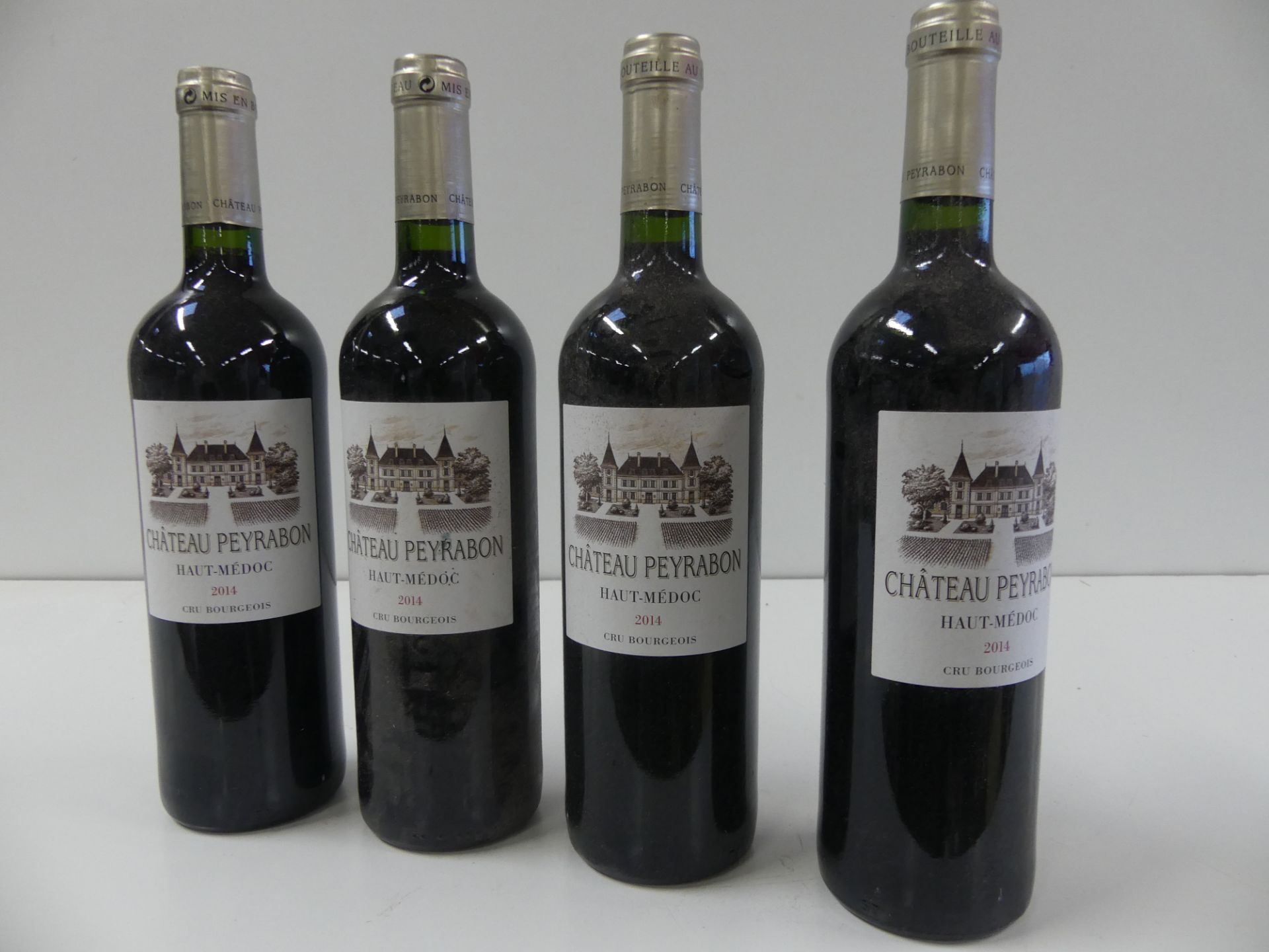 4 Château Haut peyrabon Cru Bourgeois de Haut Médoc 1985 -