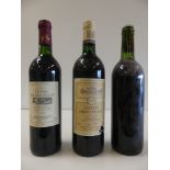 1 lot de 3 bouteilles : 1 Listrac Médoc Château Bibian Tigana Cru Bourgeois 1995 ; [...]