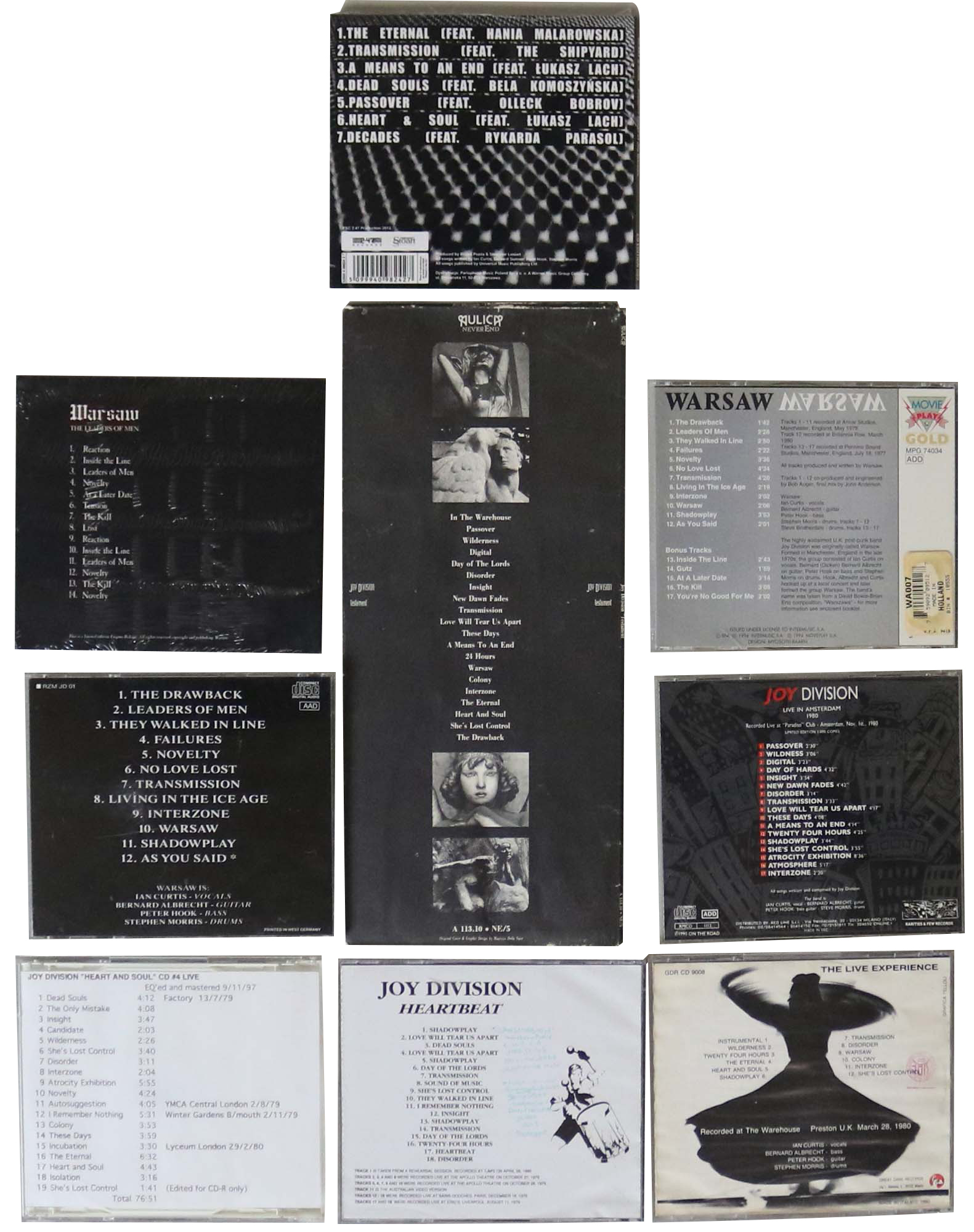 JOY DIVISION CD BOOTLEGS. Interesting selection of 9 bootleg CDs. - Image 2 of 2