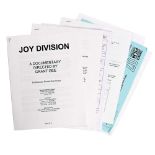 GRANT GEE "JOY DIVISION" DOCUMENTARY PROMOTIONAL MATERIAL.