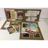 VINTAGE CIGARETTE ADVERTISING - Approx 40 pieces of vintage cigarette ephemera to include an easel