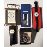LONDON CLOCK CO CARRIAGE CLOCK - ASSORTED WATCHES.
