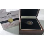 BATTLE OF BRITAIN 70TH ANNIVERSARY 22CT GOLD COIN. Struck by London Mint and limited to 150.