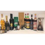ASSORTED WINES AND SPIRITS. 11 mixed bottles of wines and spirits to include: boxed 1.