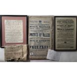 19TH CENTURY THEATRE PLAYBILLS/POSTERS.