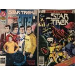 STAR TREK COMICS SIGNED.