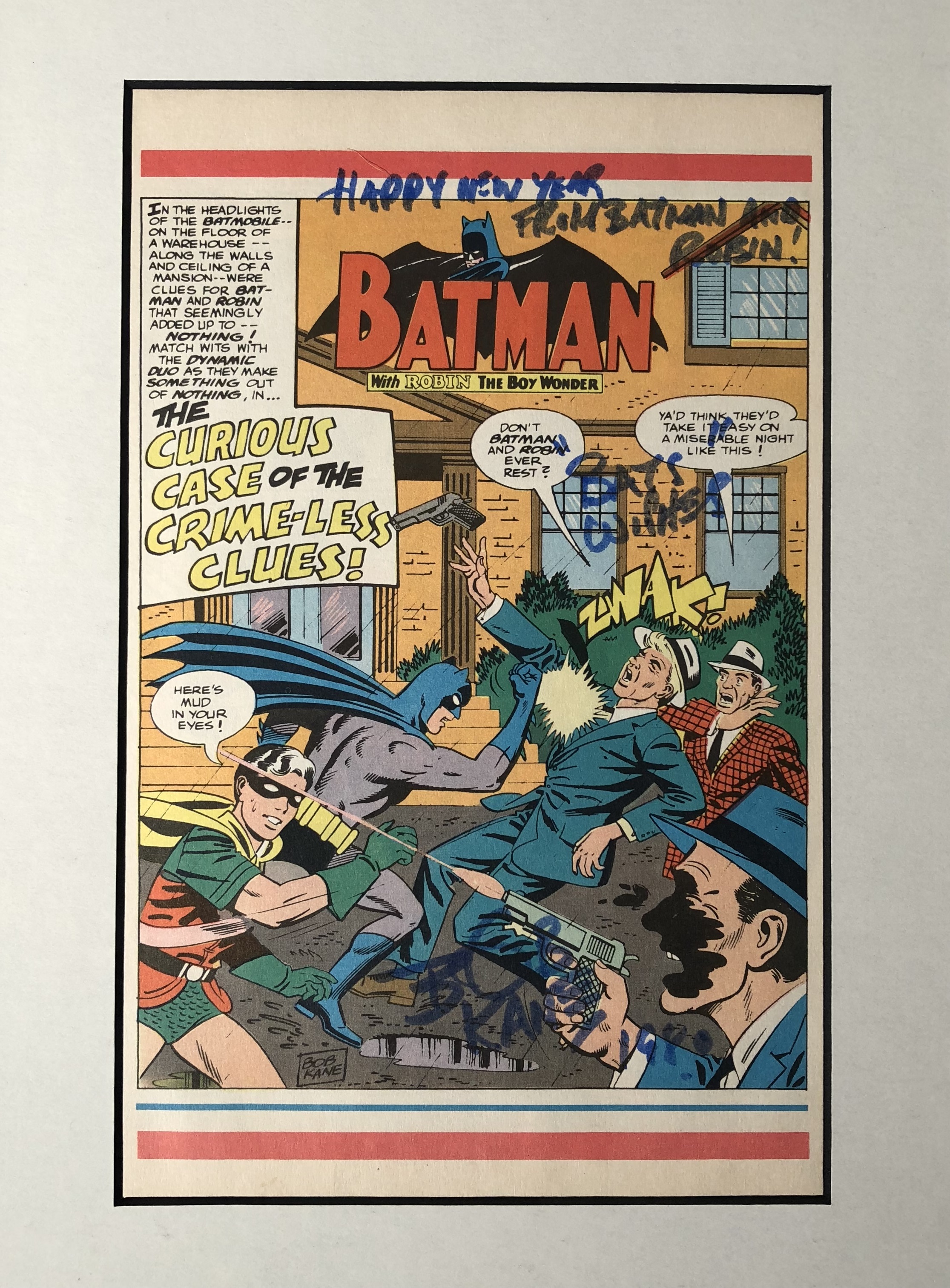 BATMAN COMICS SIGNED. - Image 3 of 4