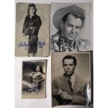 FILM STARS SIGNED - JANE RUSSELL ETC.