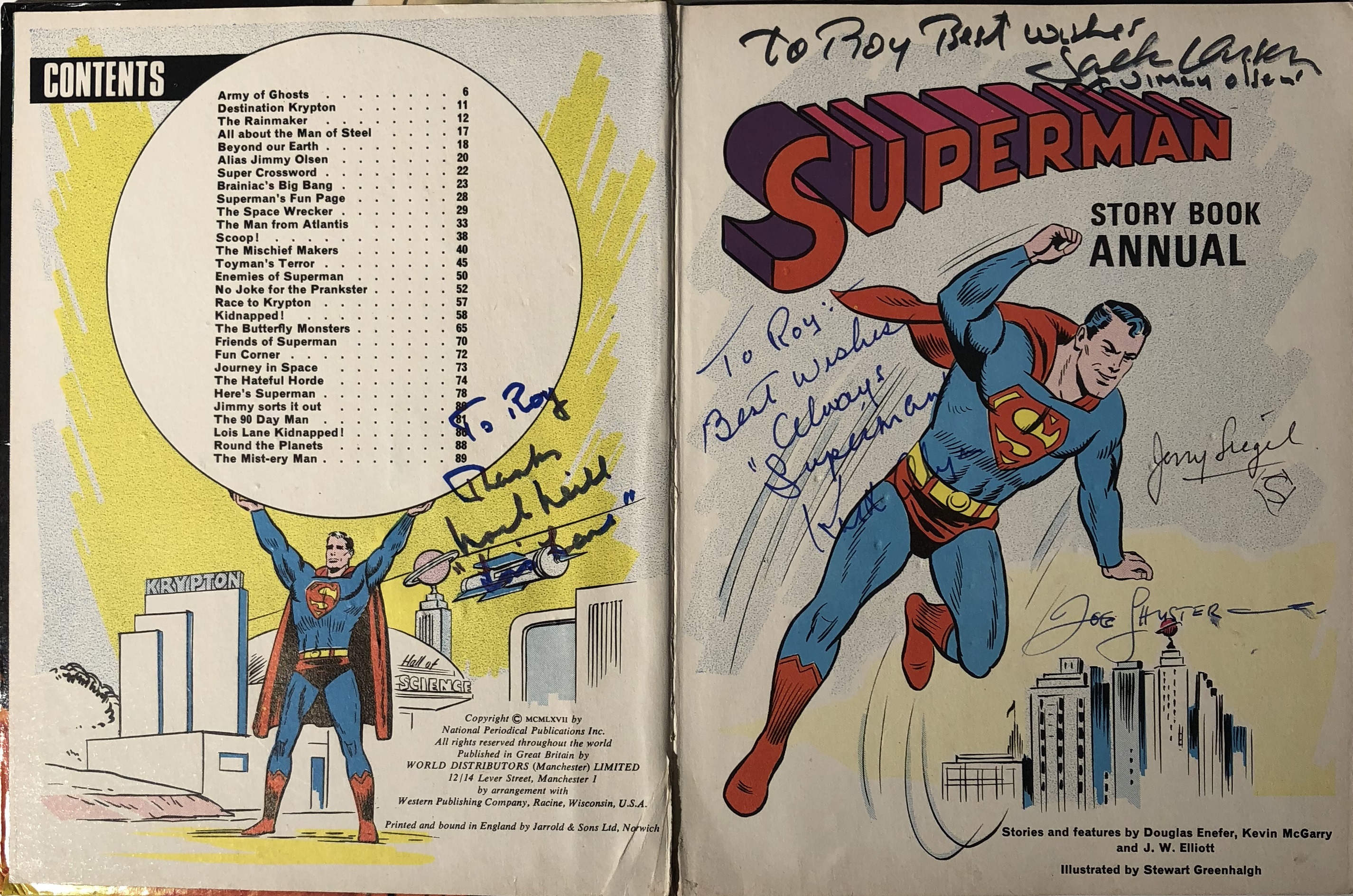 SUPERMAN ANNUAL SIGNED BY STARS AND CREATORS. - Image 2 of 2