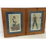 VANITY FAIR 19TH C SPY FRAMED. A pair of framed Vanity Fair spy prints.