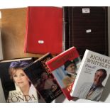 TV / ENTERTAINMENT STARS SIGNED. Three albums and four signed hardback books.
