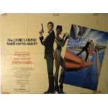 JAMES BOND A VIEW TO A KILL POSTER. An original 1985 UK quad poster for 'A View To a Kill'.