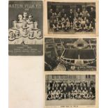 ASTON VILLA EARLY POSTCARDS.