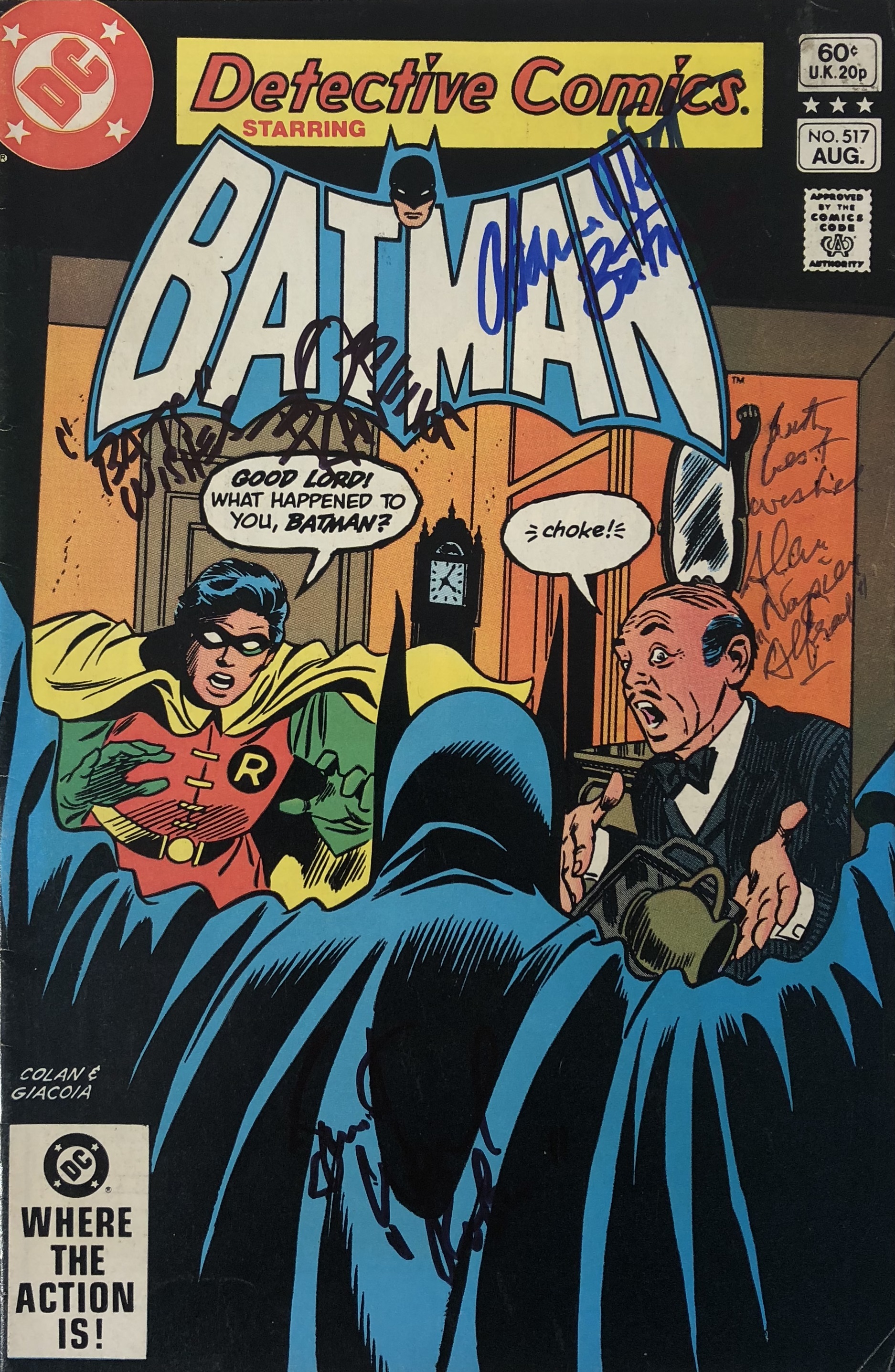 BATMAN STARS SIGNED. - Image 3 of 3