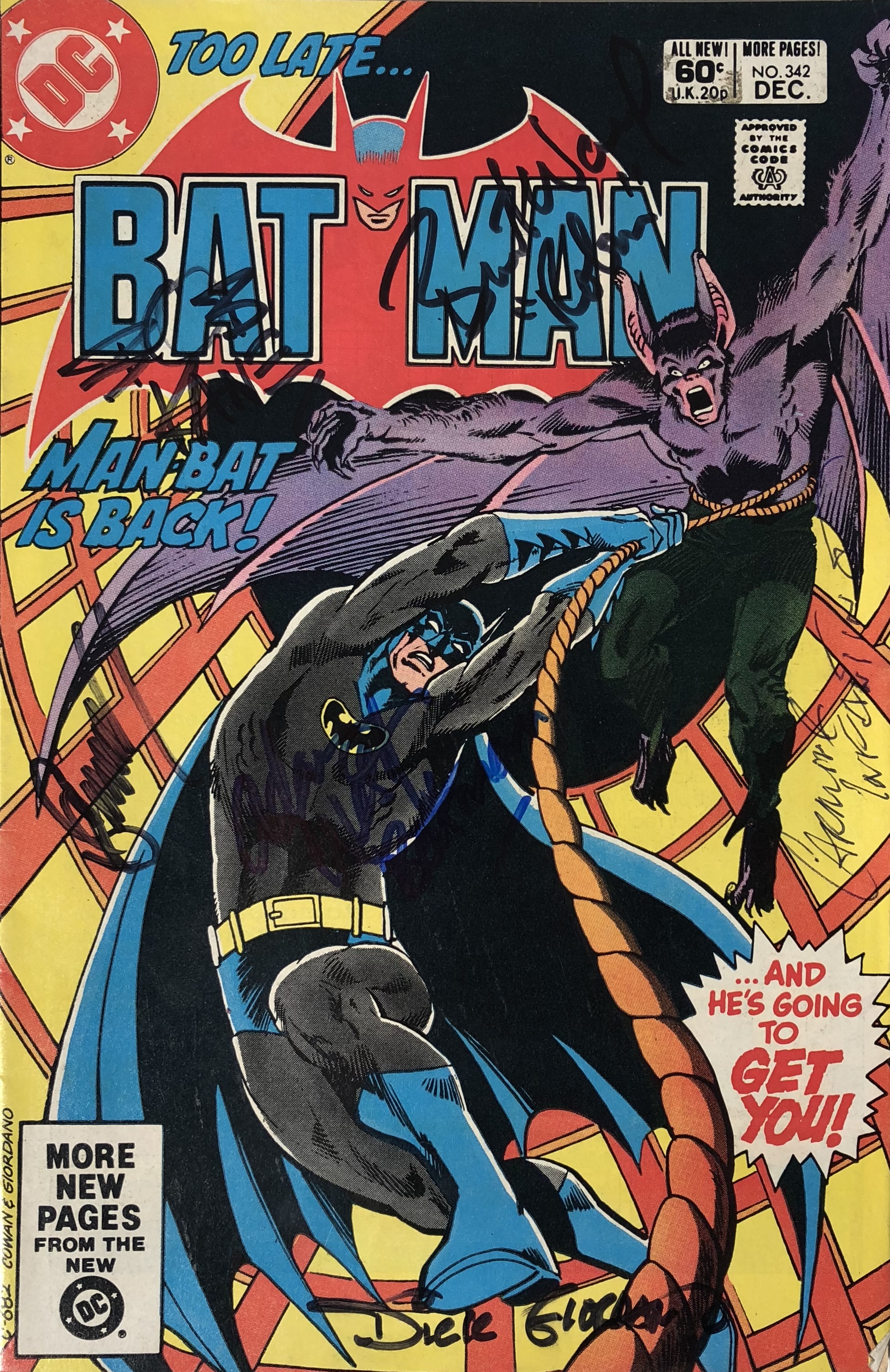 BATMAN COMICS SIGNED. - Image 2 of 4