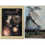 BUZZ ALDRIN SIGNED POSTCARDS.