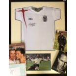 DAVID BECKHAM SIGNED ITEMS.