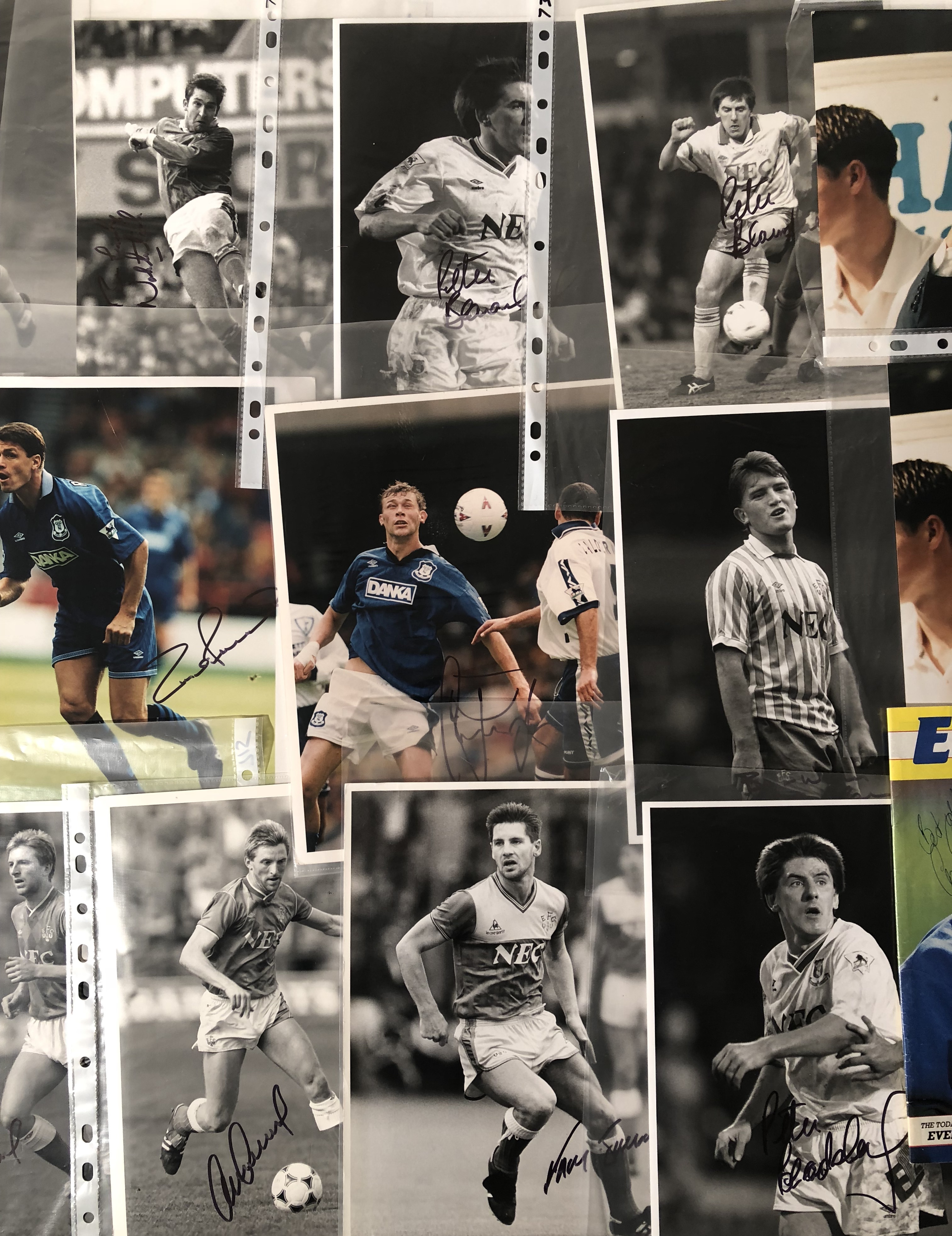 EVERTON STARS SIGNED. - Image 3 of 4