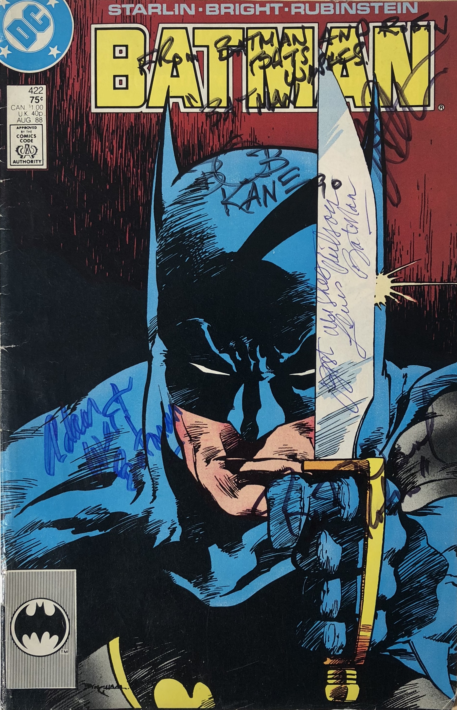 BATMAN STARS SIGNED. - Image 2 of 3