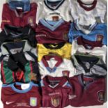 ASTON VILLA SHIRTS. 15 assorted Aston Villa shirts, to include some with tags still on.