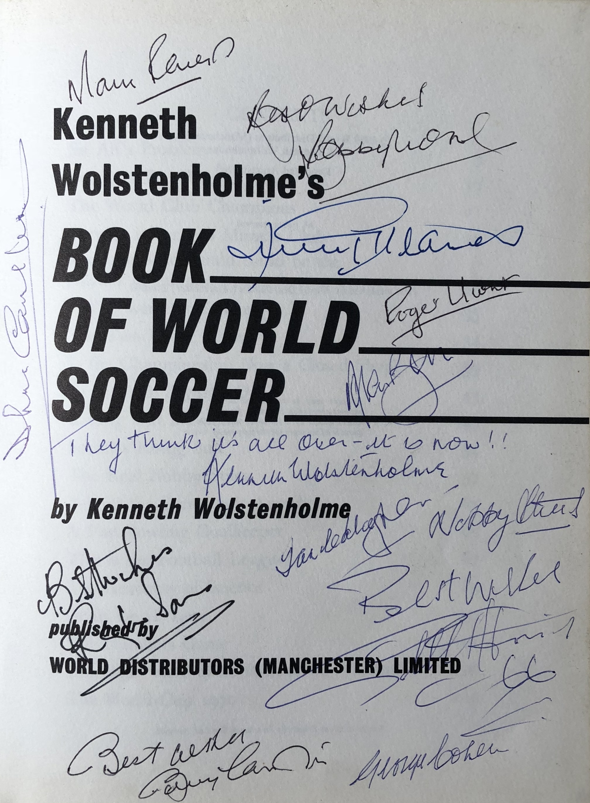 BOBBY MOORE / WORLD CUP STARS SIGNED. - Image 2 of 3