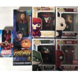 MARVEL BOXED TOYS SIGNED.