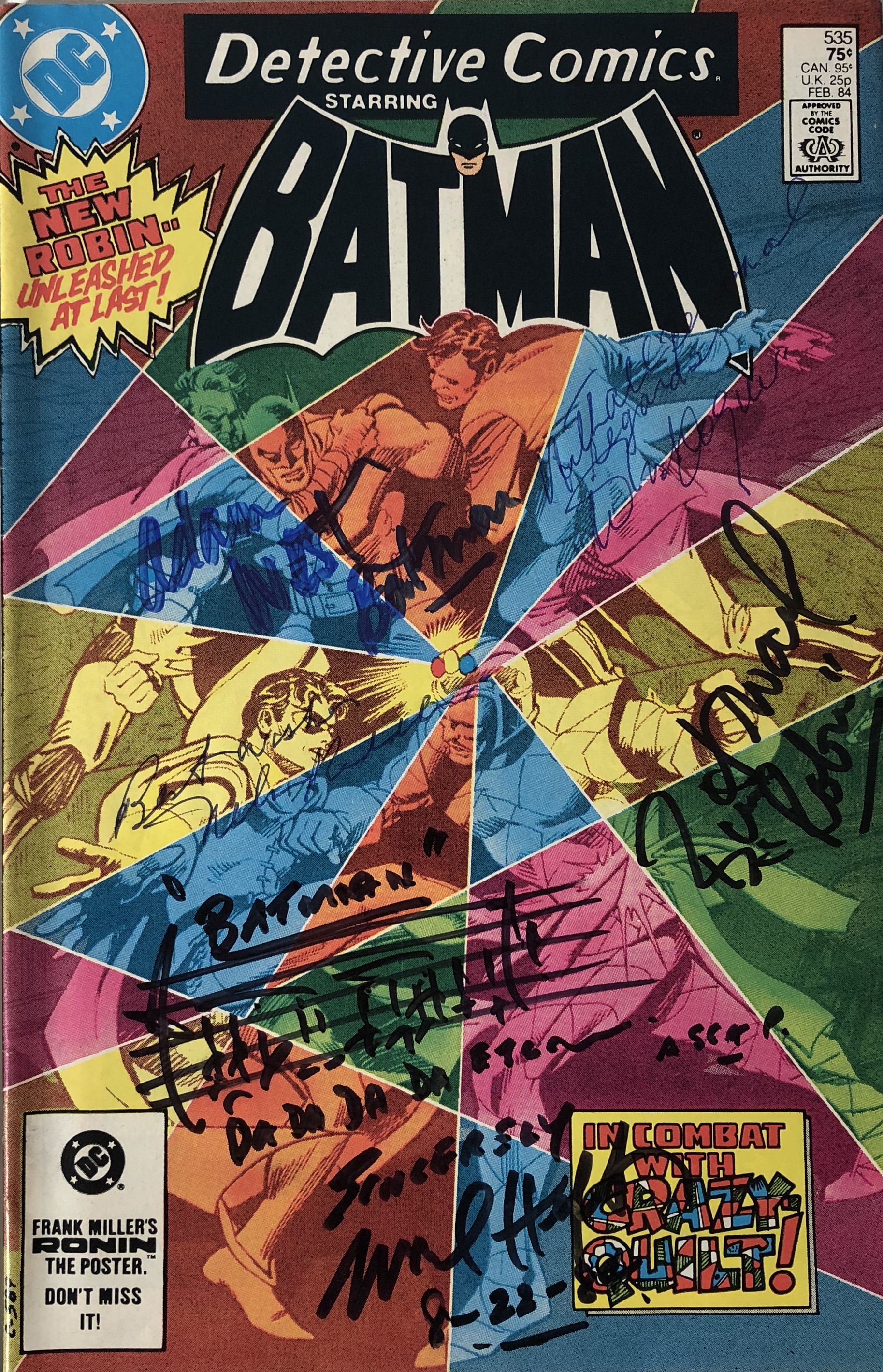 BATMAN COMICS SIGNED. - Image 4 of 4