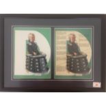 DOCTOR WHO ORIGINAL ARTWORK. A mounted a