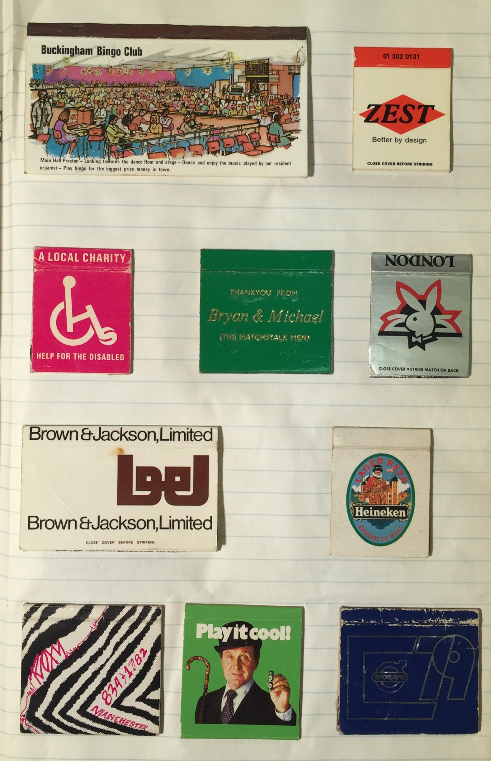 VINTAGE MATCHBOOK COLLECTION. Two scrapb - Image 11 of 13