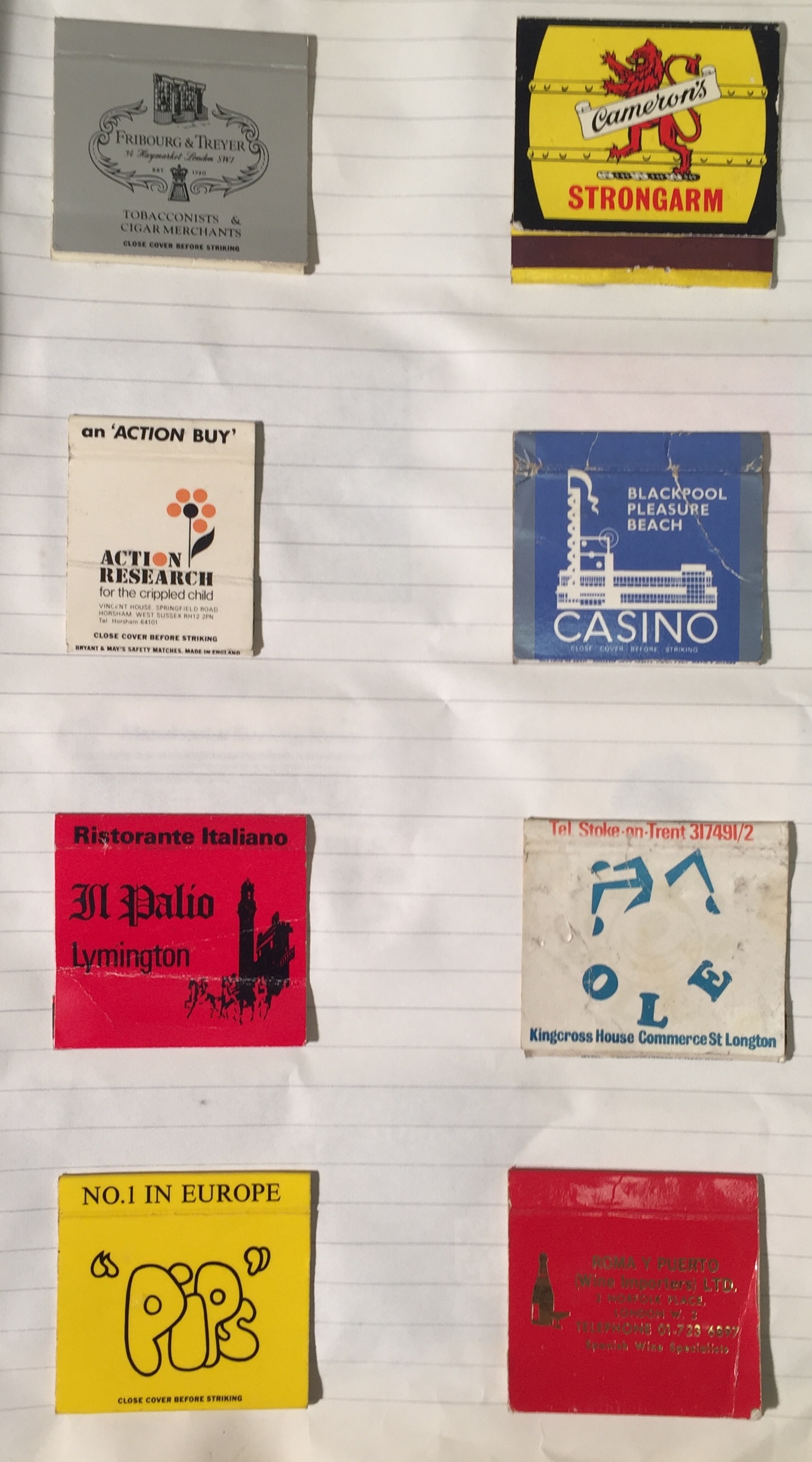 VINTAGE MATCHBOOK COLLECTION. Two scrapb - Image 5 of 13