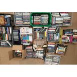 DVDS AND VHS. Approx 330 DVDs and approx