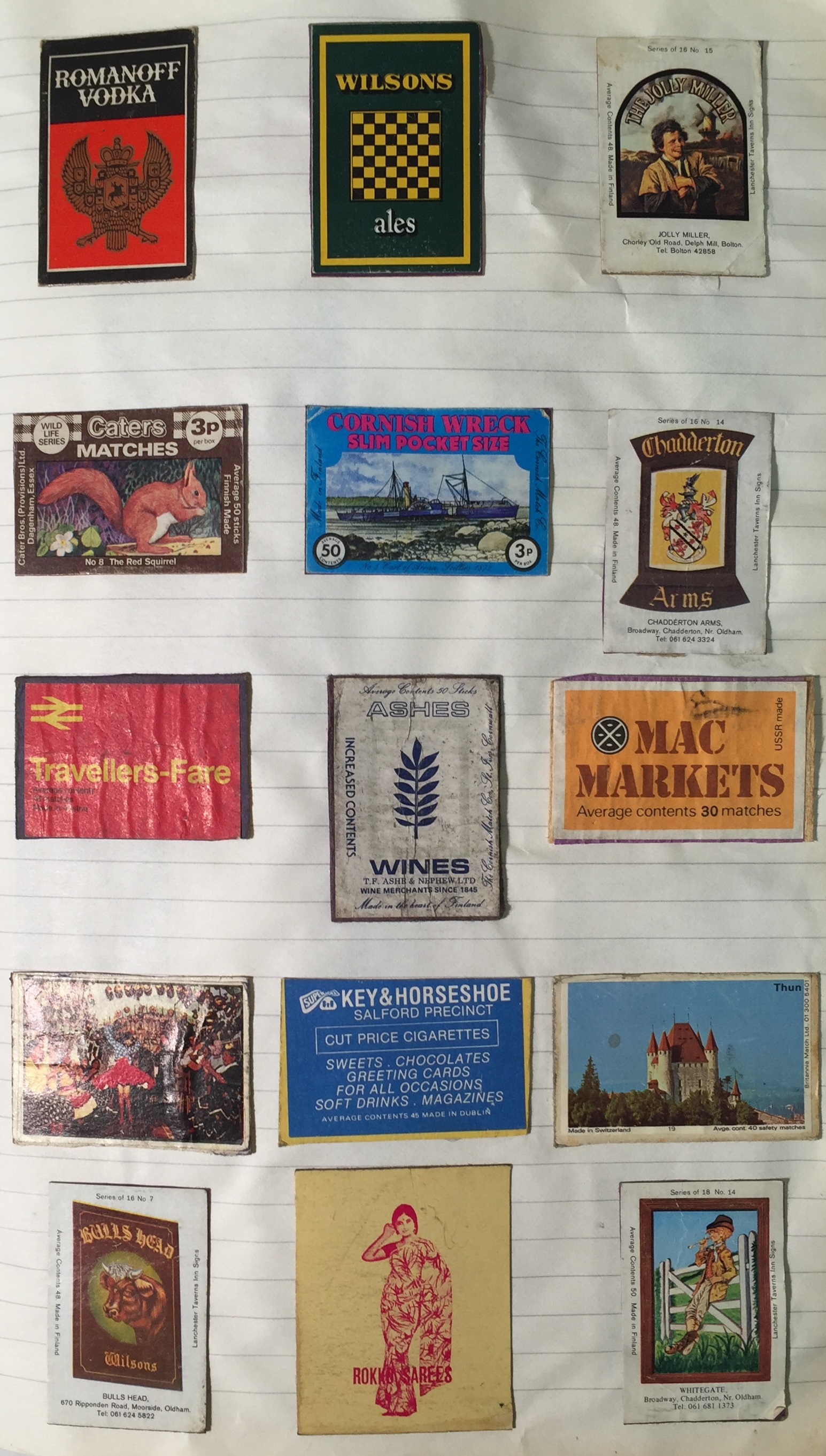 VINTAGE MATCHBOOK COLLECTION. Two scrapb - Image 8 of 13